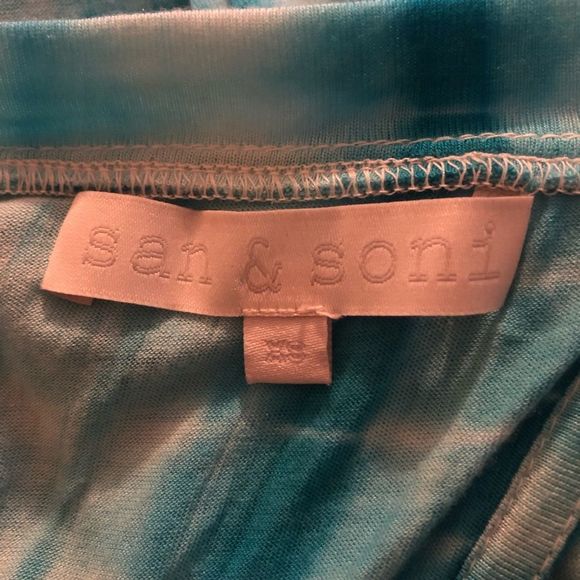 Anthropologie Split Back San & Soni Tie Dye Top XS - Picture 6 of 6